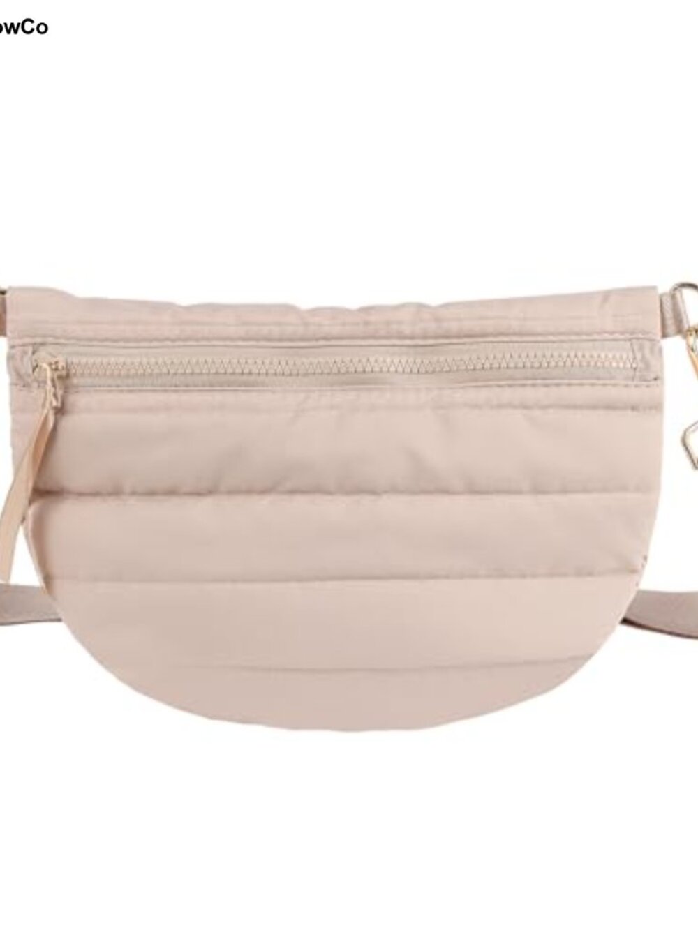 Quilted Puffer Belt Bag Sling Fanny Pack Crossbody Waist Bag